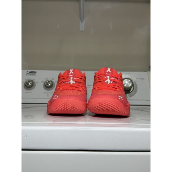 Puma MB.01 LaMelo Ball Red Breast Cancer Awareness Basketball Shoes 6.5 US - Picture 4 of 16